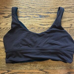 Lululemon Align Bra Reversible Espresso Brown and Black